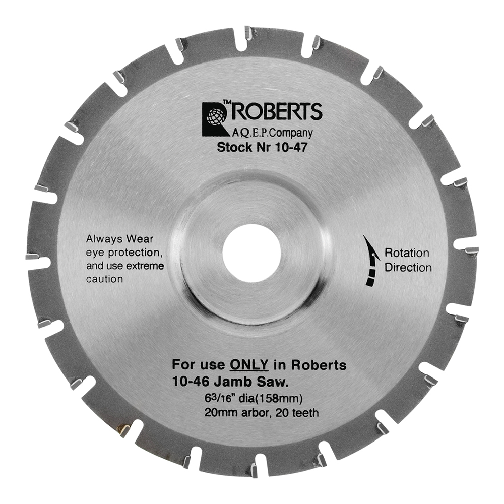 20-Tooth Jamb Saw Blade