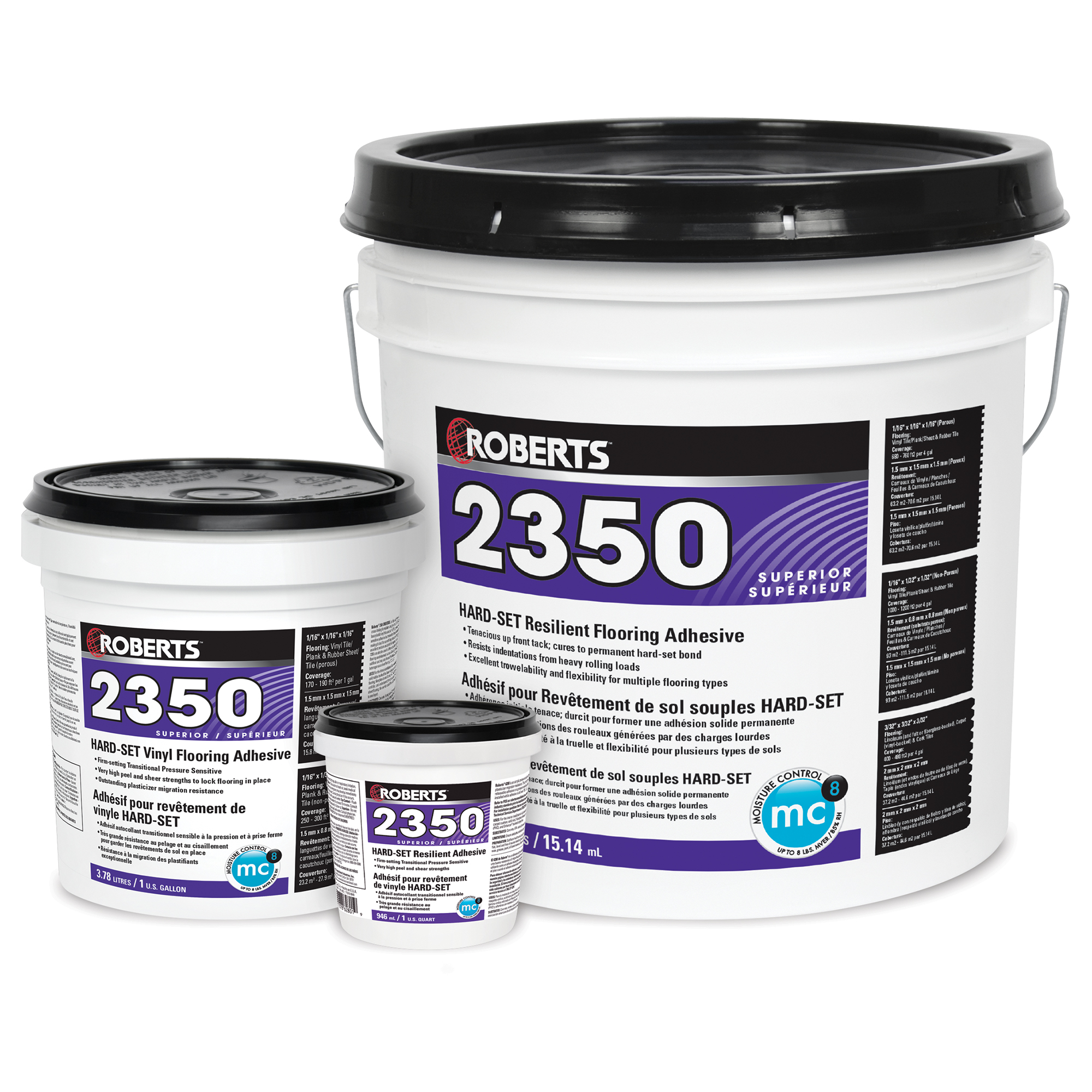 2350 HARD-SET Resilient Flooring Adhesive