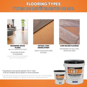 1487 ENGINEERED+ WOOD FLOORING ADHESIVE