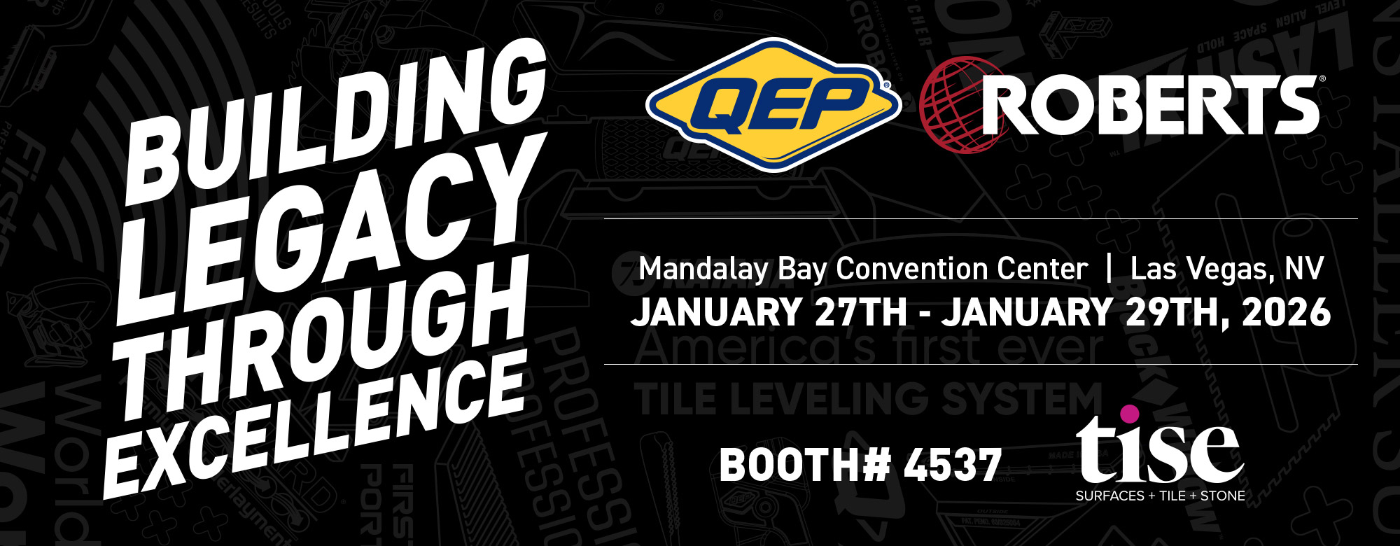 Join us at TISE 2026! Booth # 4537