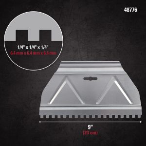 9" Adhesive Trowels
