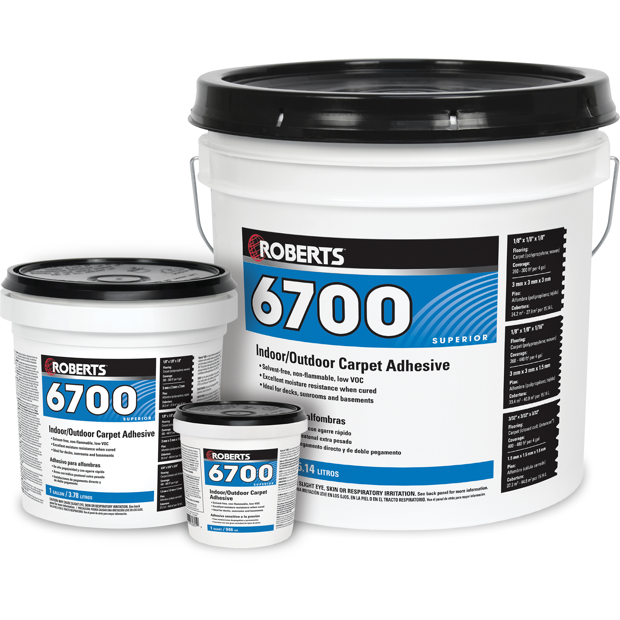 6700 INDOOR/OUTDOOR CARPET ADHESIVE