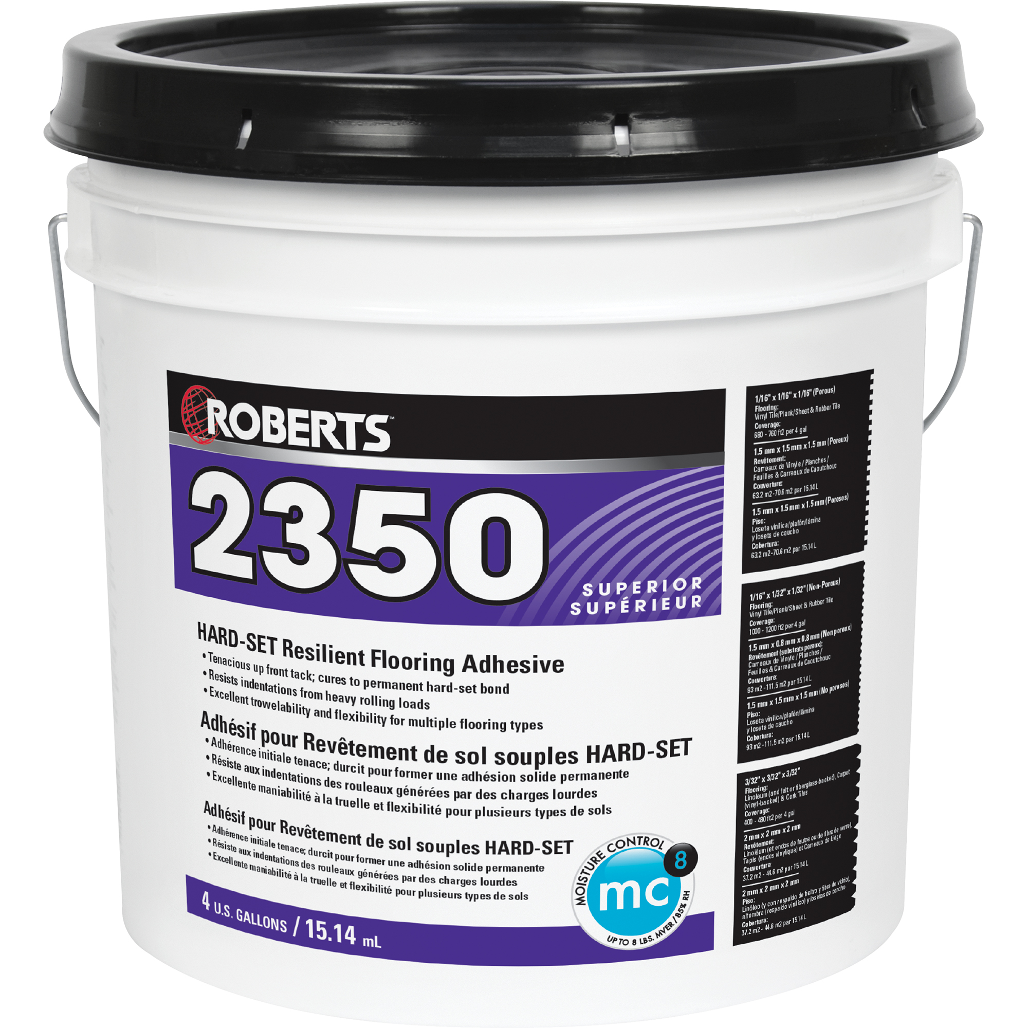 2350 HARD-SET Resilient Flooring Adhesive