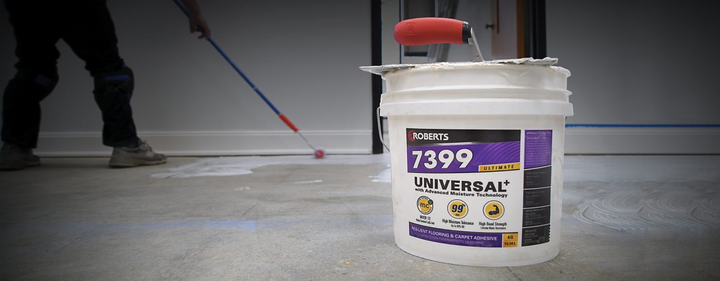 ROBERTS 7399-4 Universal+ Resilient Flooring and Carpet Tile Adhesive