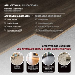 SOUND BARRICADE UNDERLAYMENT