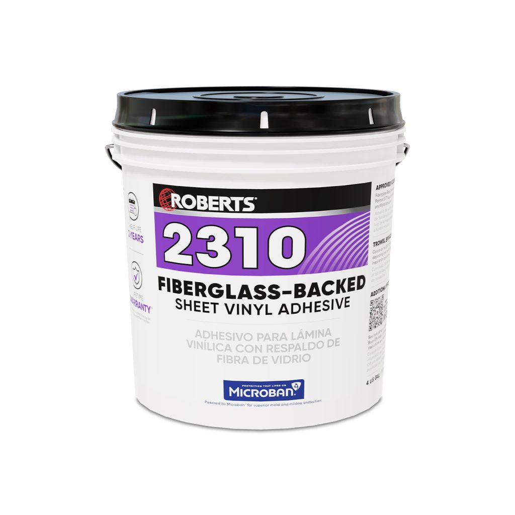 2310 FIBERGLASS-BACKED SHEET VINYL ADHESIVE