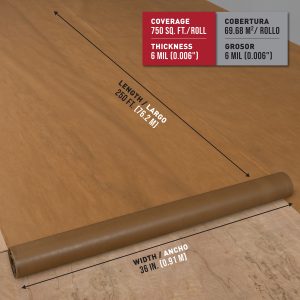 WAXED PAPER ROLL UNDERLAYMENT