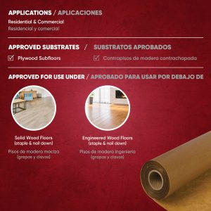 WAXED PAPER ROLL UNDERLAYMENT