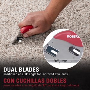 CUSHION BACK CARPET CUTTER