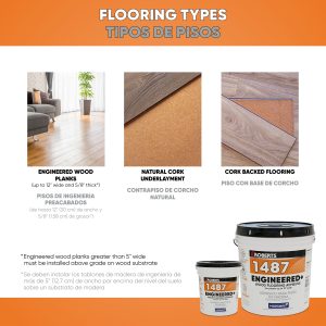 1487 ENGINEERED+ WOOD FLOORING ADHESIVE