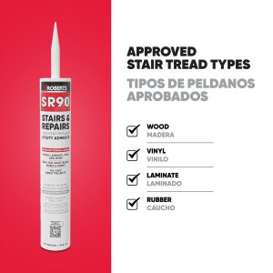 SR90 STAIRS & REPAIRS High-Performance Utility Adhesive