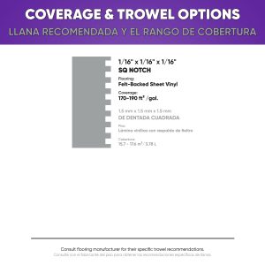 2001 FELT-BACKED SHEET VINYL FLOORING ADHESIVE