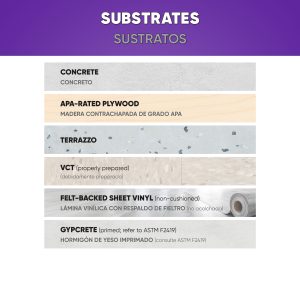 2001 FELT-BACKED SHEET VINYL FLOORING ADHESIVE