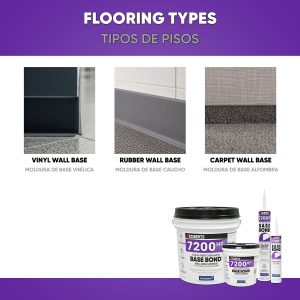 7200HP HIGH-PERFORMANCE BASE BOND® WALL BASE ADHESIVE
