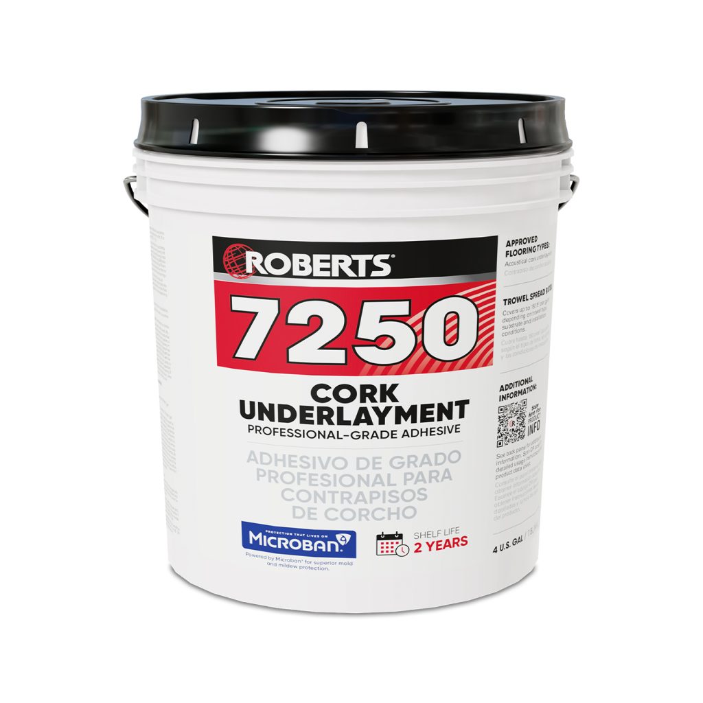 7250 CORK UNDERLAYMENT PROFESSIONAL-GRADE ADHESIVE