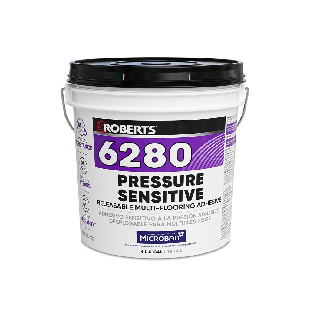 6280 PRESSURE SENSITIVE RELEASABLE MULTI-FLOORING ADHESIVE