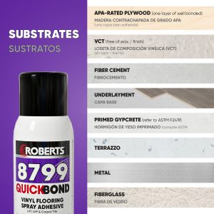 8799 QUICKBOND VINYL FLOORING SPRAY ADHESIVE