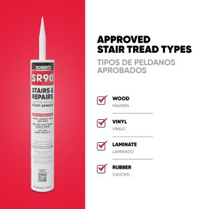SR90 STAIRS & REPAIRS High-Performance Utility Adhesive